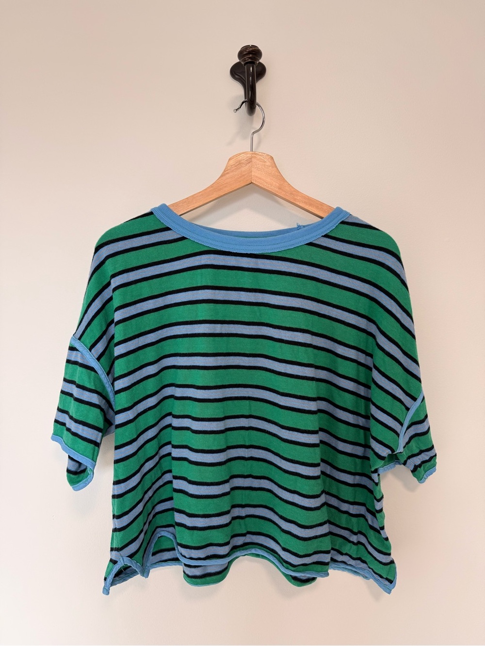 We the Free Striped Short-Sleeve Tee in Size Small